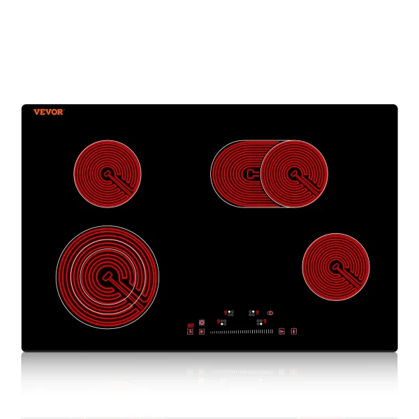 Built-in Induction Stove Top Ceramic Glass Electric