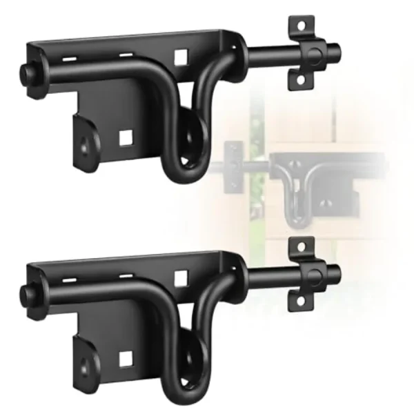 Heavy Duty Slide Bolt Gate Latch with Padlock Hole