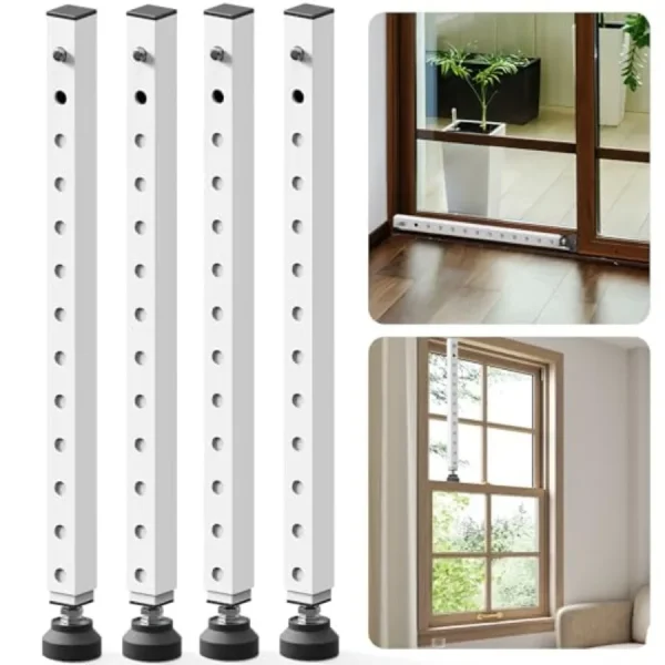 Window Security Bar, 17-33 inch Sliding Door Bar Lock