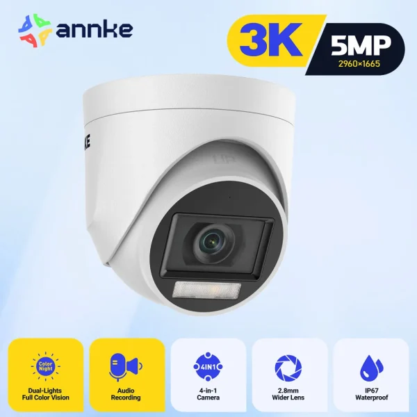 5MP Analog HD Smart Light Video Surveillance Camera