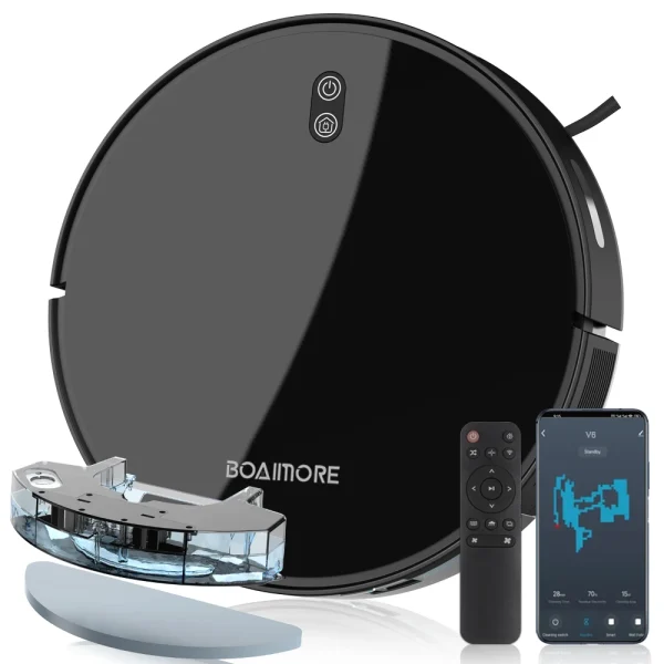 Robot Vacuum Cleaner Combo Mop Strong Suction